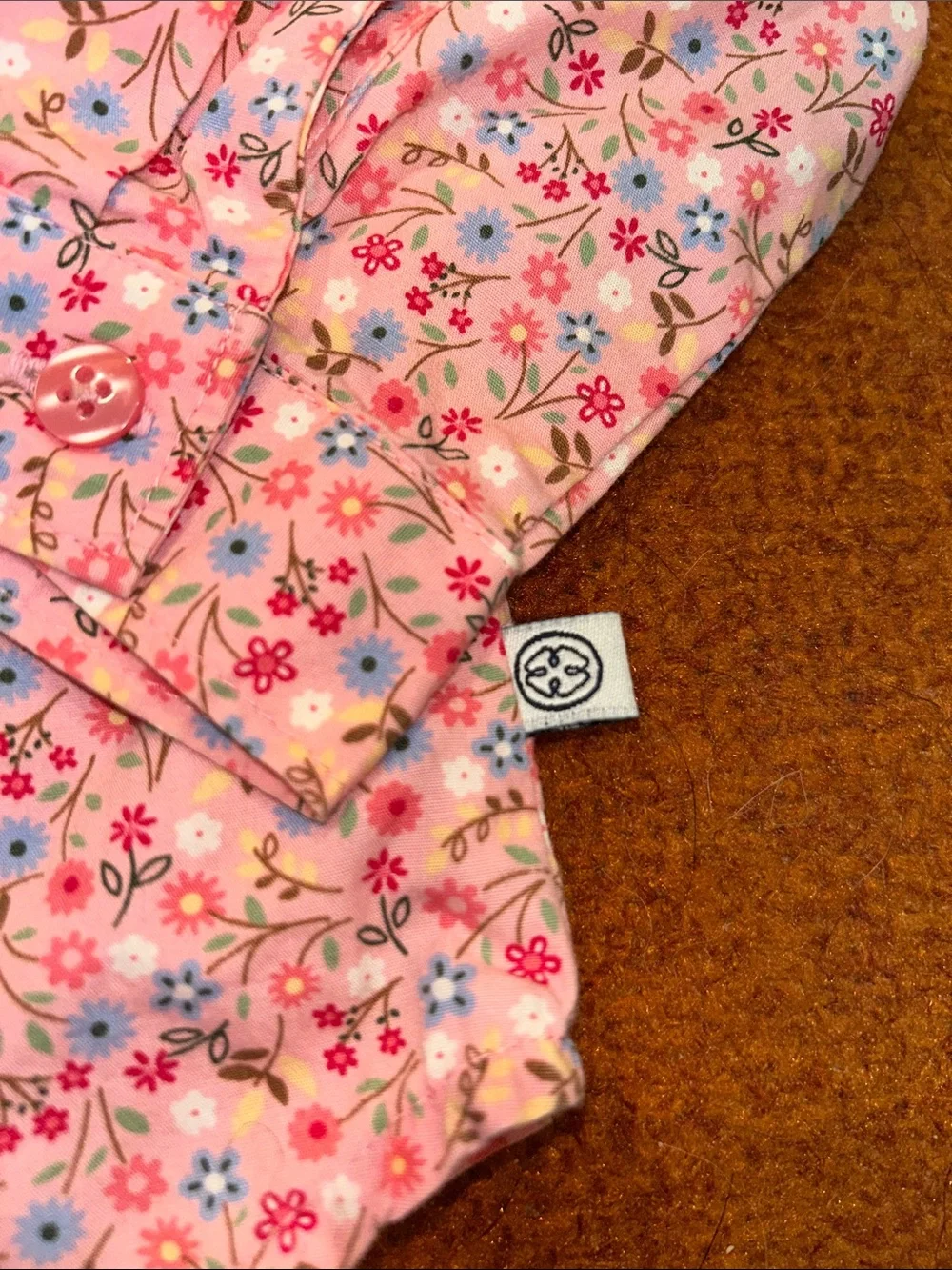 OshKosh B'gosh Pink Floral Button-Down Shirt